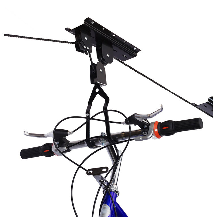 Bike hanging pulley system hot sale